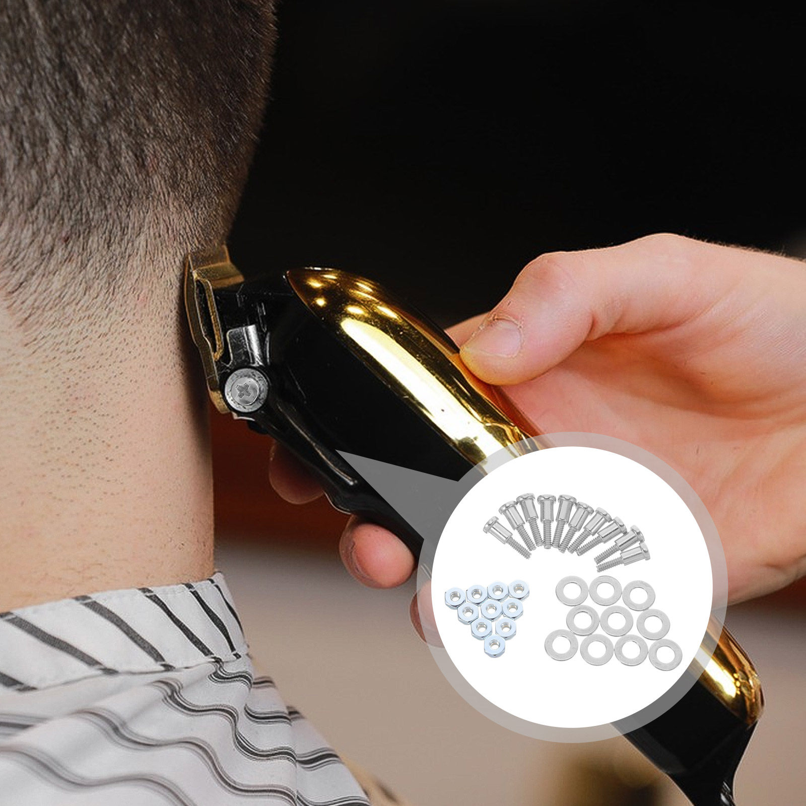 Hair Clipper - Набор винтов для ремонта машинки для