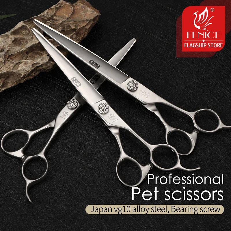 Grooming Scissors - Профессиональные ножницы для груминга собак Fenice