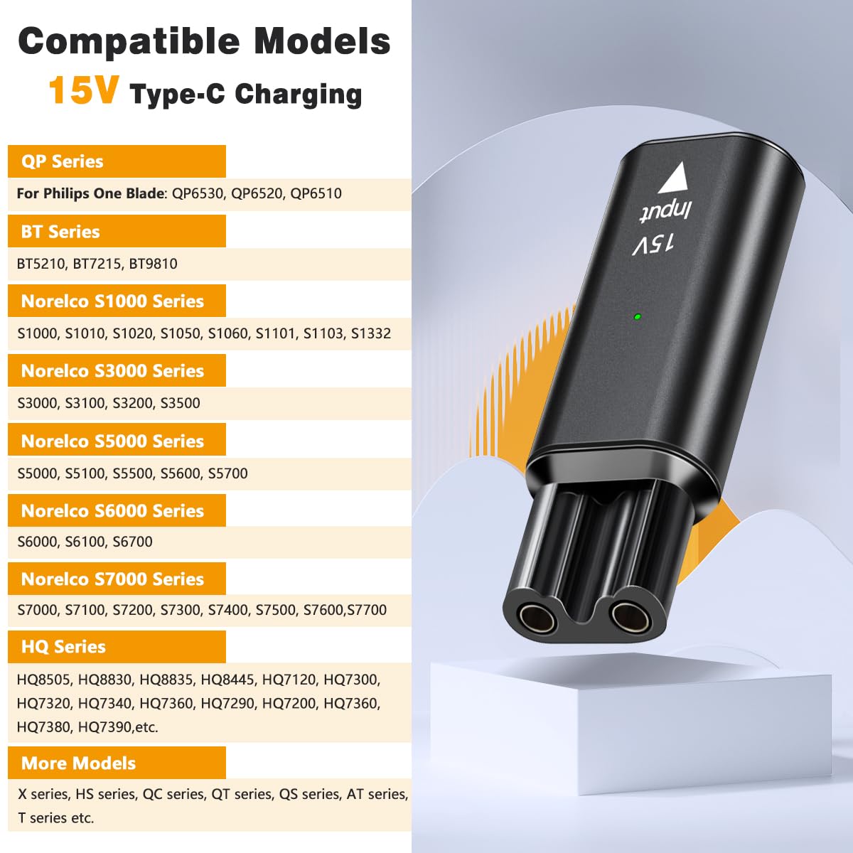 Адаптер для бритвы Brangdy 15  – обзор и цена Electric Razor
