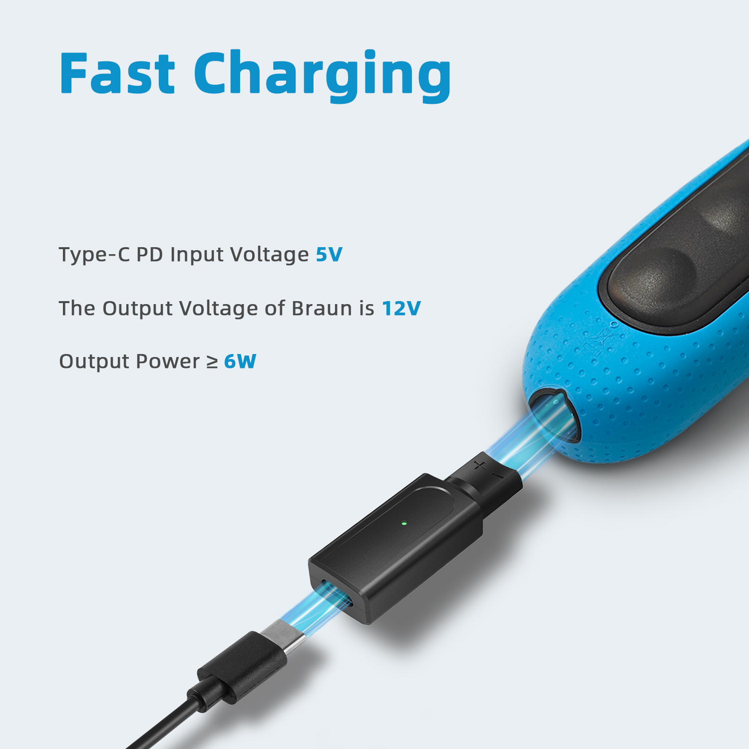 Адаптер для бритвы Brangdy 12  – обзор и цена Electric Razor